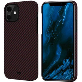 Pitaka MagEZ Case Twill for iPhone 12 mini Black/Red (KI1203)