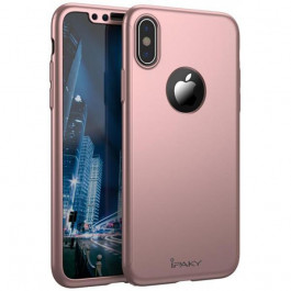 iPaky 360 Full Protection iPhone X Rose Gold