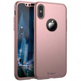   iPaky 360 Full Protection iPhone X Rose Gold