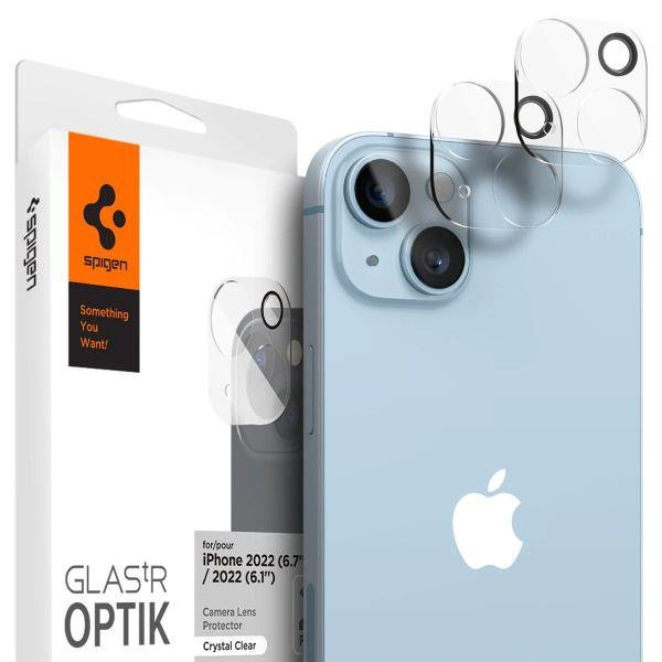 Spigen Optik.Tr Camera Protector 2-Pack iPhone 14/14 Plus Crystal Clear AGL05229 - зображення 1