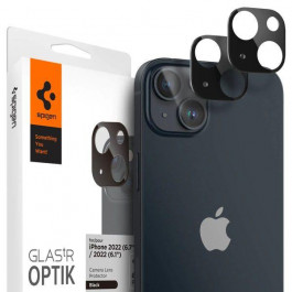   Spigen Optik.Tr Camera Protector 2-Pack iPhone 14/14 Plus Black AGL05274