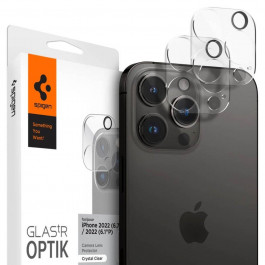 Spigen Optik.Tr Camera Protector 2-Pack iPhone 14 Pro /14 Pro Max Crystal Clear AGL05228