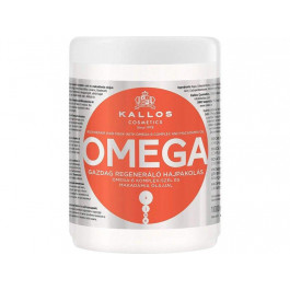 Kallos Маска для волос  Omega восстанавливающая с комплексом Омега-6 и маслом макадамии 1л (5998889511524)