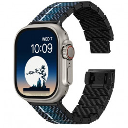 Pitaka Ремінець  Chroma Carbon Band Poetry of Things Moon for Apple Watch 49/45/44mm (AWB2306)