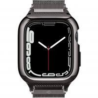 Spigen Чохол  Apple Watch 7/8 (45 мм) Metal Fit Pro Graphite ACS04585 - зображення 1