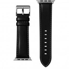 LAUT Ремешок  OXFORD для Apple Watch 1-4 размер 42/44 мм, ультра черный (LAUT_AWL_OX_BK)