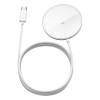 Baseus Simple Mini Magnetic Wireless Charger White (WXJK-F02) - зображення 6