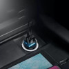 Baseus Car Charger Circular Plastic USB-C and USB 3.0 30W Black (CCALL-YD01) - зображення 7