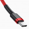Baseus Cafule PD2.0 60W flash charging USB Type-C 20V 3A 1M Red (CATKLF-G09) - зображення 2