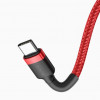 Baseus Cafule PD2.0 60W flash charging USB Type-C 20V 3A 1M Red (CATKLF-G09) - зображення 3