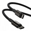 Baseus USB Type-C to Type-C Tungsten Gold Fast Charging 2m Black (CATWJ-A01) - зображення 4
