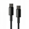 Baseus USB Type-C to Type-C Tungsten Gold Fast Charging 2m Black (CATWJ-A01) - зображення 6