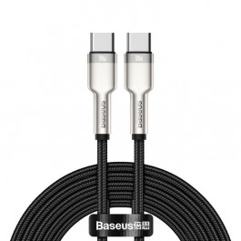Baseus Cafule Series Metal Data Cable Type-C to Type-C 100W 2m Black (CATJK-D01)