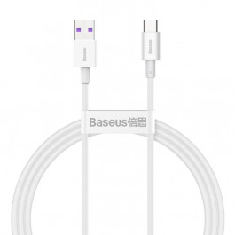 Baseus Superior Series Fast Charging Data Cable USB to Type-C 1m White (CATYS-02)