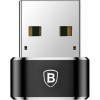 Baseus USB to USB-C Female Black (CAAOTG-01) - зображення 3