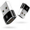 Baseus USB to USB-C Female Black (CAAOTG-01) - зображення 4