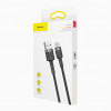 Baseus USB Cabel to USB-C Cafule 1m Grey/Black (CATKLF-BG1) - зображення 6