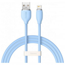 Baseus Jelly Liquid Silica Gel Fast Charging Data Cable USB to Lightning 2m Blue (CAGD000103)