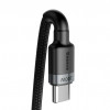 Baseus Cafule PD2.0 100W flash charging Type-C For Type-C cable (20V 5A) 2m Gray+Black (CATKLF-ALG1) - зображення 4