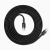 Baseus Cafule PD2.0 60W flash charging USB cable 20V 3A 2M Gray Black (CATKLF-HG1) - зображення 5