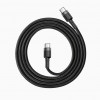 Baseus Cafule PD2.0 60W flash charging USB Type-C 20V 3A 1M Grey+Black (CATKLF-GG1) - зображення 5