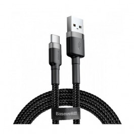 Baseus cafule Cable USB For Type-C 2A 3m Gray+Black (CATKLF-UG1)