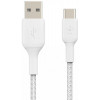 Belkin USB-A to USB-C Silicone 2m white (CAB008BT2MWH) - зображення 3