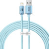 Baseus Crystal Shine Series Fast Charging Data Cable USB to Lightning 2m Sky Blue (CAJY001203) - зображення 1