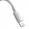 Baseus Simple Wisdom Data Cable Kit Lightning USB 1.5m White (TZCALZJ-02) - зображення 4
