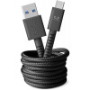 Fresh N Rebel Fresh 'N Rebel USB Cable to USB-C Fabriq 1.5m Concrete (2CCF150CC) - зображення 2