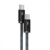 Baseus Dynamic USB Type-C to Type-C 100W 2m Grey (CALD000316) - зображення 2