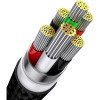 Baseus Flash Series Fast Charging Data Cable USB to Micro/Lightning/Type-C 66W 1.2m Black (CASS040001) - зображення 4