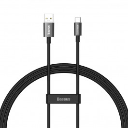 Baseus Superior Series USB Cable to USB-C Fast Charging Data 65W 2m Black (CAYS001001)
