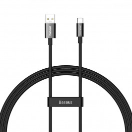   Baseus Superior Series USB Cable to USB-C Fast Charging Data 65W 2m Black (CAYS001001)