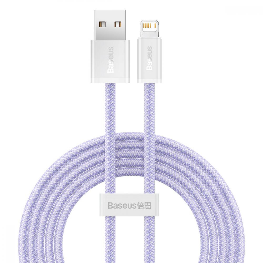 Baseus Dynamic 2 Series USB Cable to Lightning Fast Charging 2m Purple (CALD040105) - зображення 1