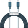 Baseus Superior Series Fast Charging Data Cable Type-C to Lightning PD 20W 1m Blue (CATLYS-A03) - зображення 1