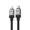 Baseus CoolPlay Series USB-C to Lightning 20W 1m Black (CAKW000001) - зображення 4