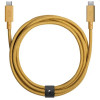 NATIVE UNION Belt Cable USB Type-C to USB Type-C Pro 240W 2.4m Kraft (BELT-PRO2-KFT-NP) - зображення 1