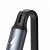 Baseus Fabric 3-in-1 Flexible cabel USB M+L+T 3.5A 1.2m Dark Gray (CAMLT-BYG1) - зображення 3