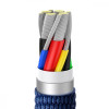 Baseus Crystal Shine Fast Charging Data Cable Type-C to Type-C 100W 2m Blue (CAJY000703) - зображення 3