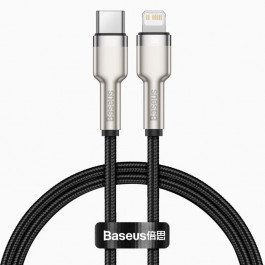Baseus Cafule Series Metal Data Cable Type-C to iP PD 20W 0.25m Black (CATLJK-01)