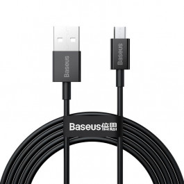 Baseus USB to Micro USB Superior Series 2m Black (CAMYS-A01)