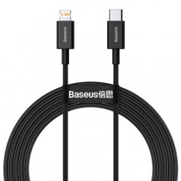 Baseus Lightning to USB Type-C Superior Series PD 2m Black (CATLYS-C01)