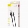 Baseus cafule Cable USB For iP 2A 3m Gray+Black (CALKLF-RG1) - зображення 6