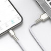 Baseus USB-A - Lightning Cafule Series Metal Data Cable 1m White (CALJK-A02) - зображення 7