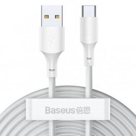 Baseus Simple Wisdom Data Cable Kit USB-A to Type-C 1.5m (TZCATZJ-02)