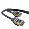 Baseus High Speed Seven types RJ45 10Gigabit network cable round cable 8m Black (WKJS010601) - зображення 5