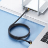 Baseus High Speed Seven types RJ45 10Gigabit network cable round cable 8m Black (WKJS010601) - зображення 8