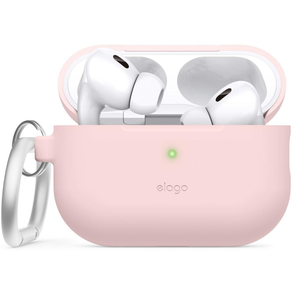 Elago Silicone Hang Case Lovely Pink for Airpods Pro 2nd Gen (EAPP2SC-HANG-LPK) - зображення 1