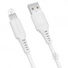 Promate USB Type-A to USB Type-C 2m White (powerlink-ac200.whit)